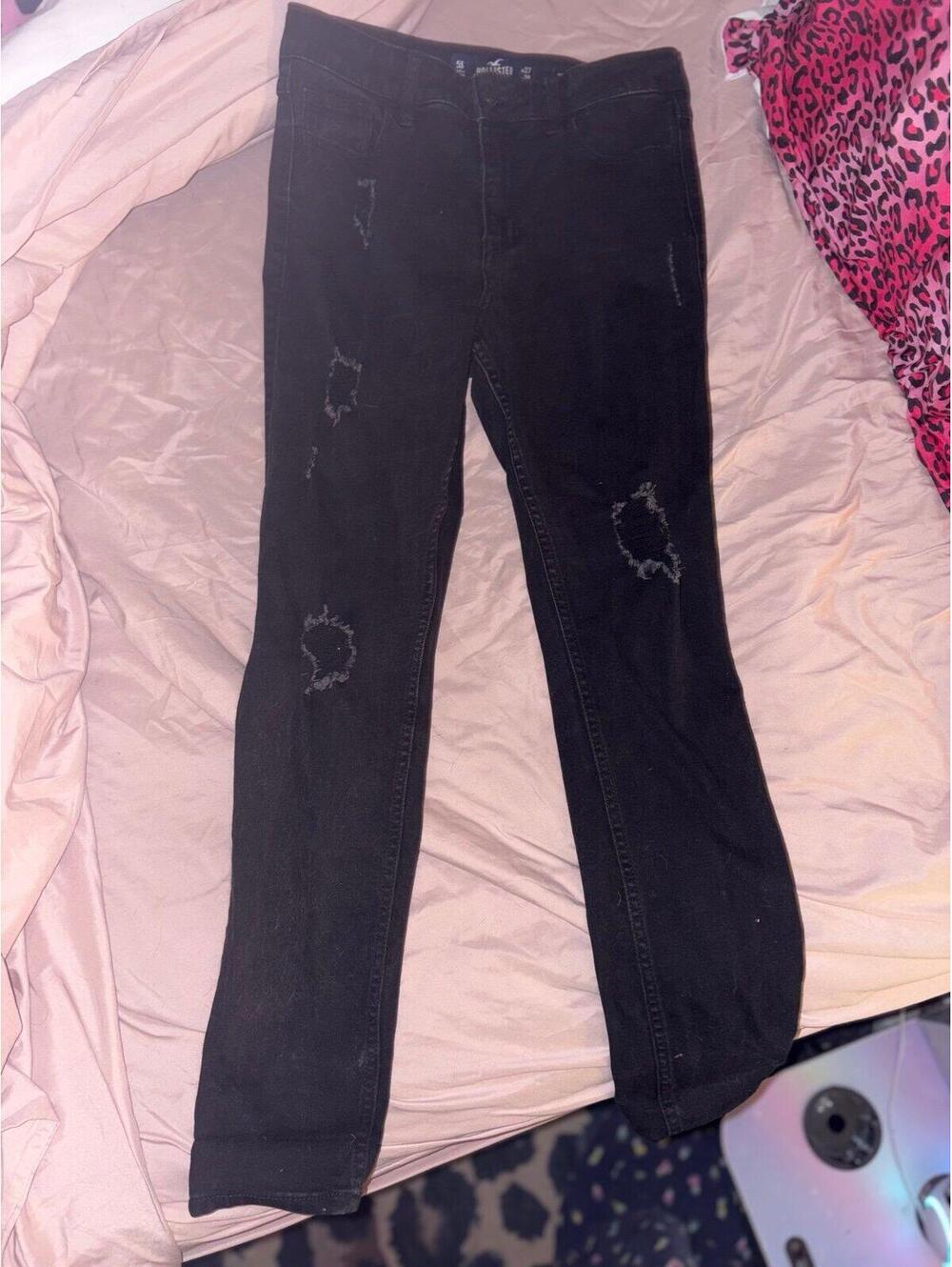black skinny jeans from Hollister Co